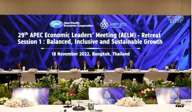 APEC Leaders Issue 2022 Declaration and the Bangkok Goals on the Bio-Circular-Green Economy